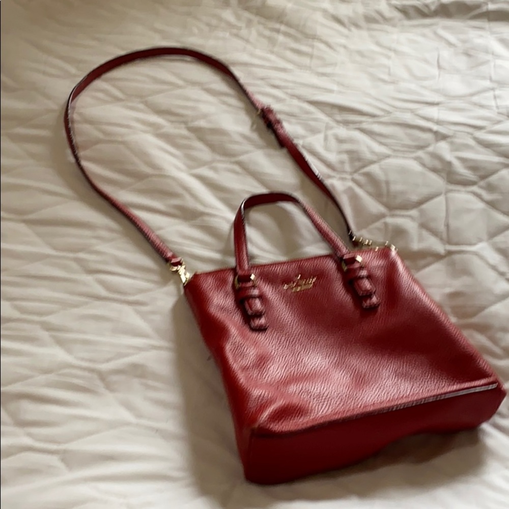 Kate spade red crossbody purse